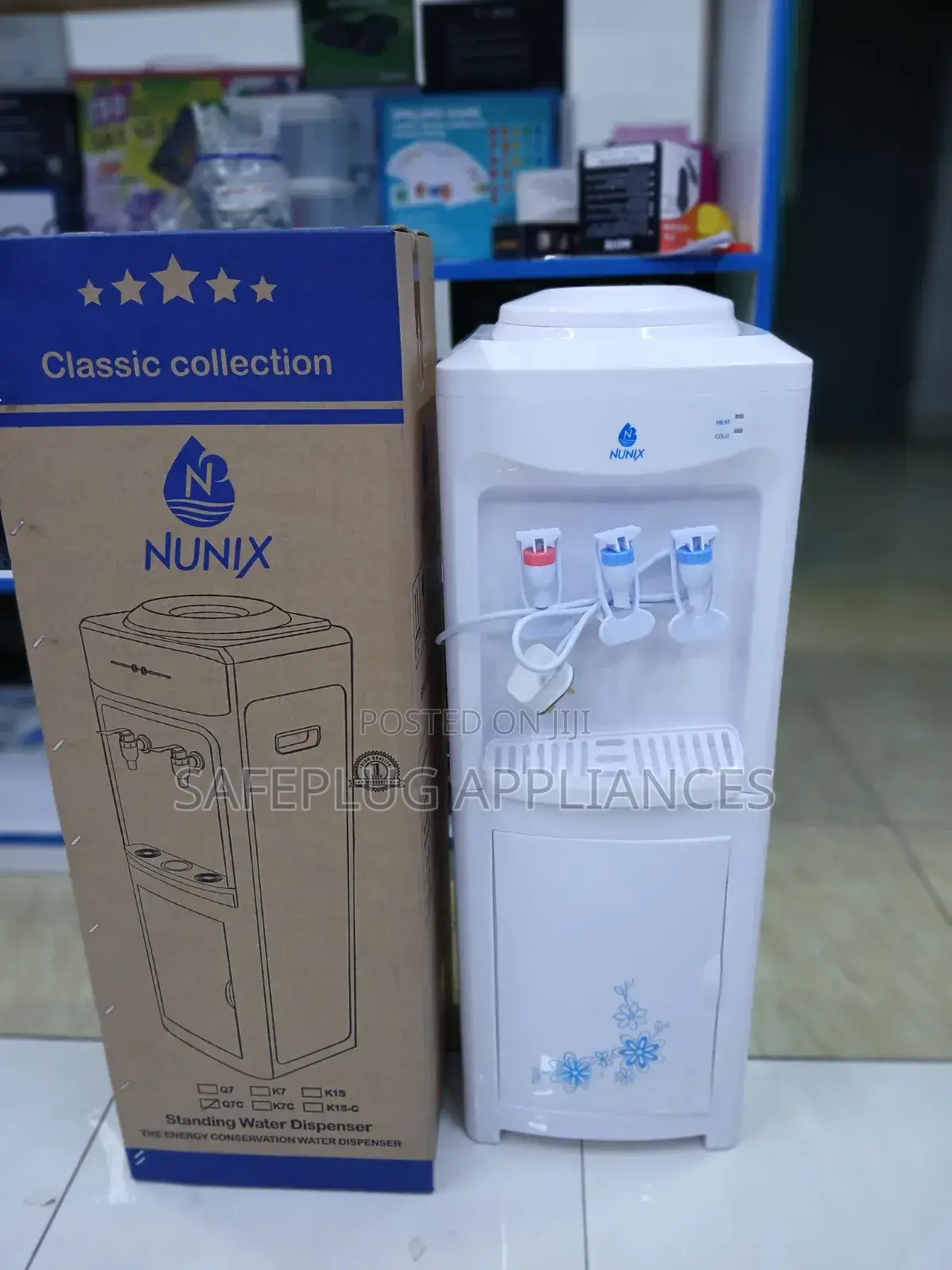 Nunix Dispensers Available Hot Cold and Normal