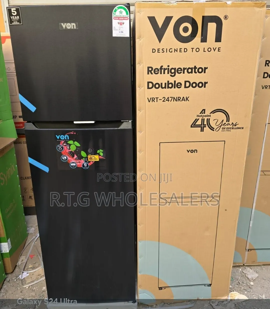 Von 247 Litres Nofrost Double Door Refrigerator at 