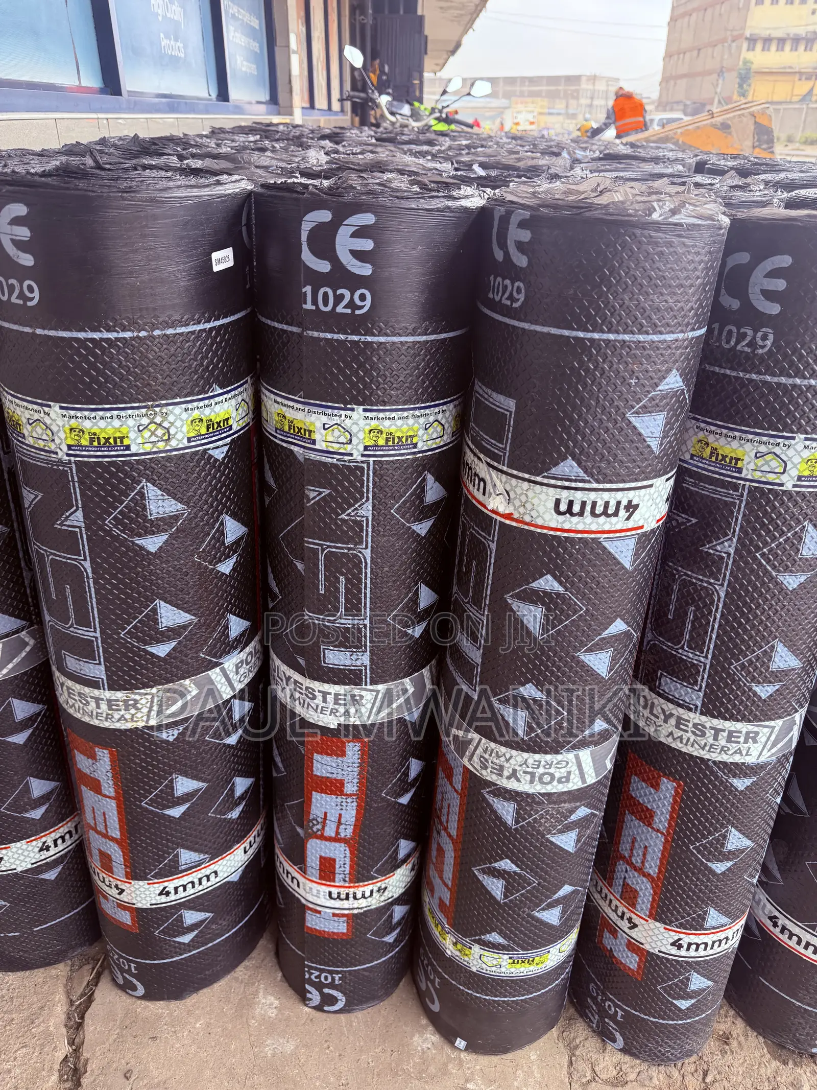 4mm App Waterproofing Membrane – Grey Mineral Finish.