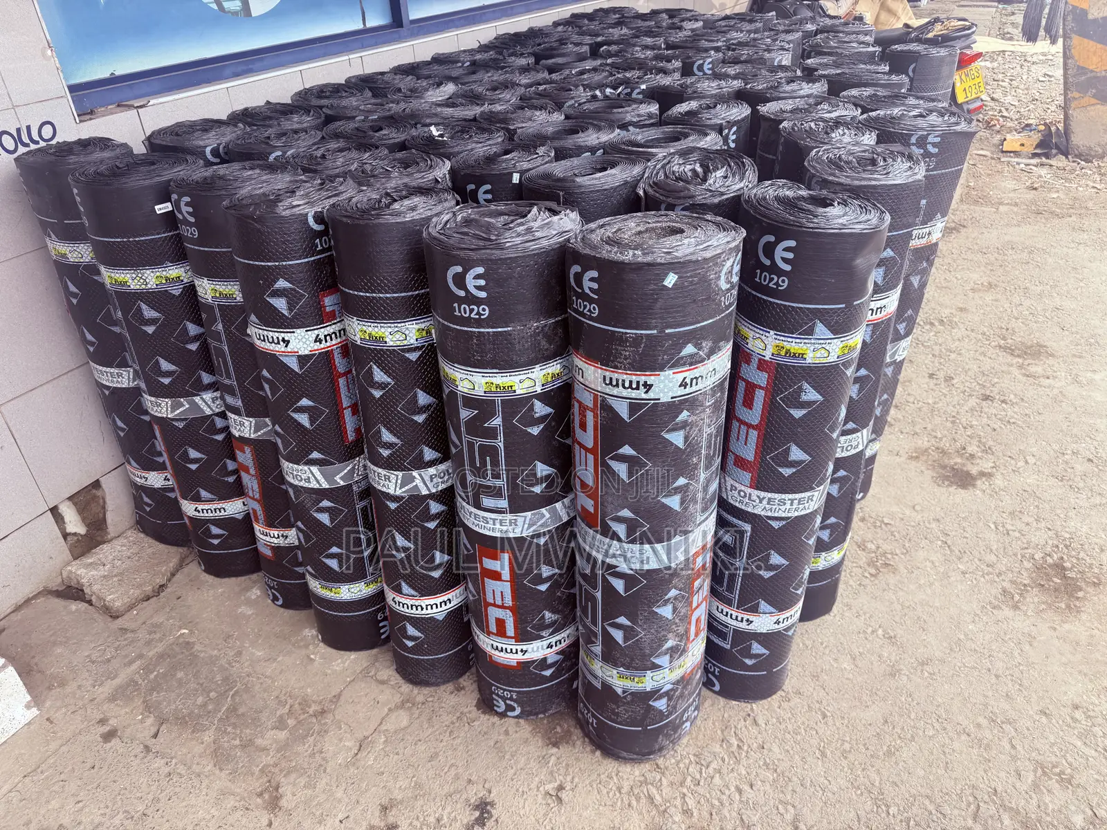 4mm App Waterproofing Membrane – Grey Mineral Finish.