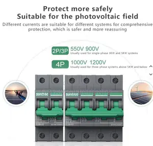 SL7N-63 DC Circuit Breaker 4P 6KA PC Flame Retardant Shell