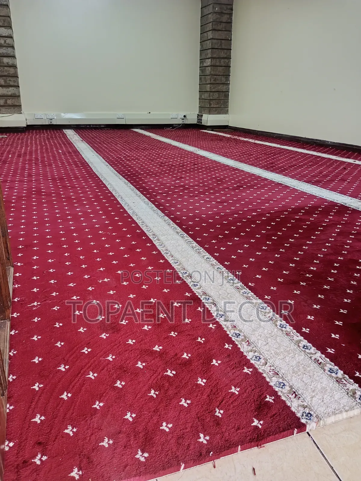 Mosques , Offices and Altars Maroon Vip Carpets