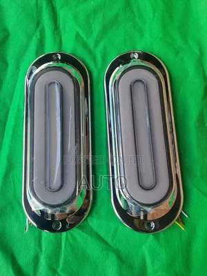 Oval LED Truck Tail Lamps | Chrome Bezel Trailer Rear Lights