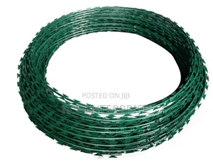 Galvanised Green 10m Razor Wire