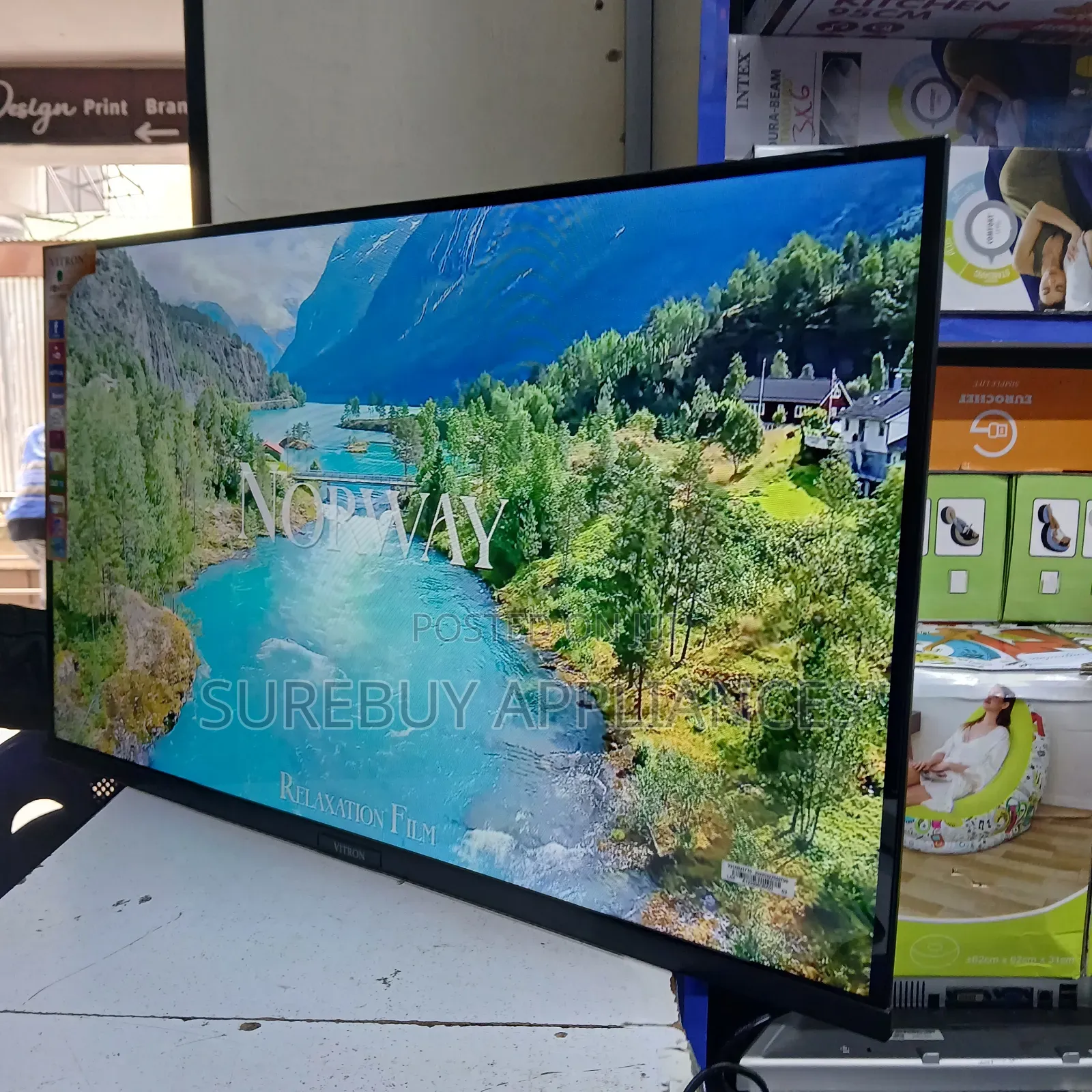 Vitron 50 Inches Smart Android TV Frameless TV Available in Stock
