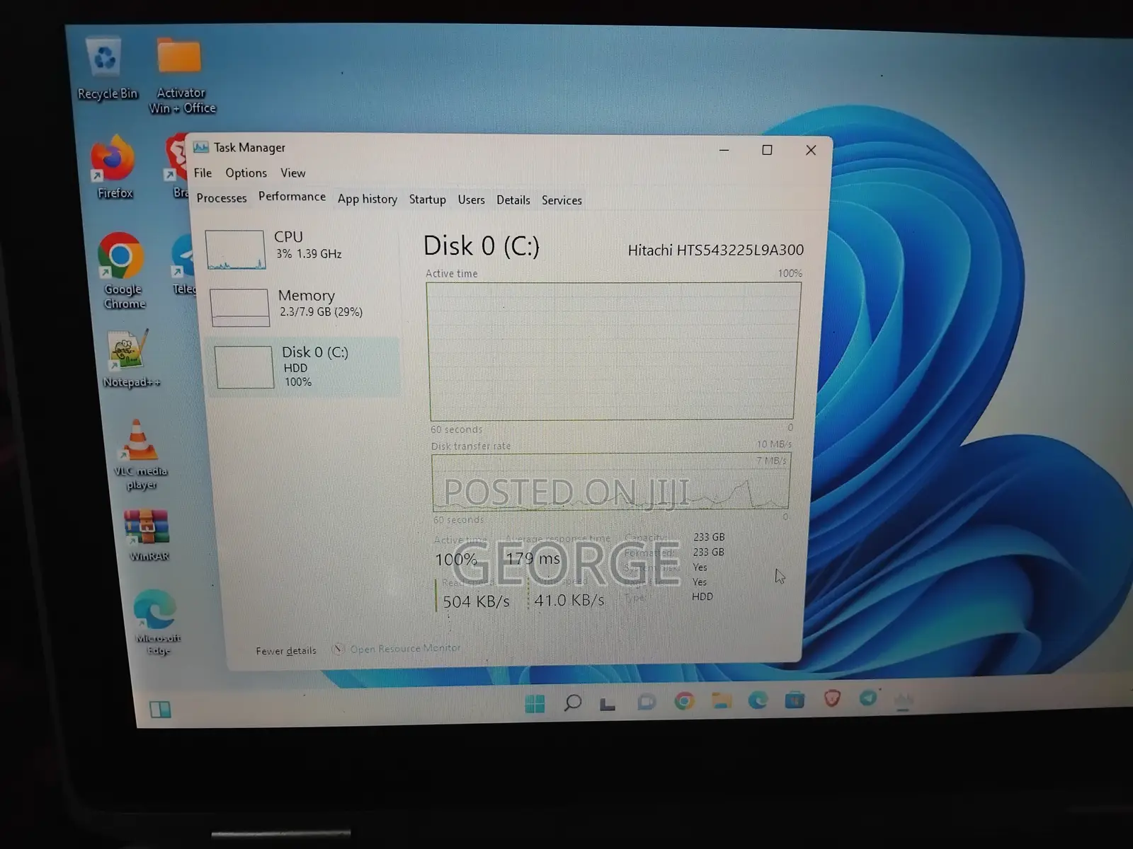 Laptop Dell Latitude E6320 8GB Intel Core i5 HDD 256GB