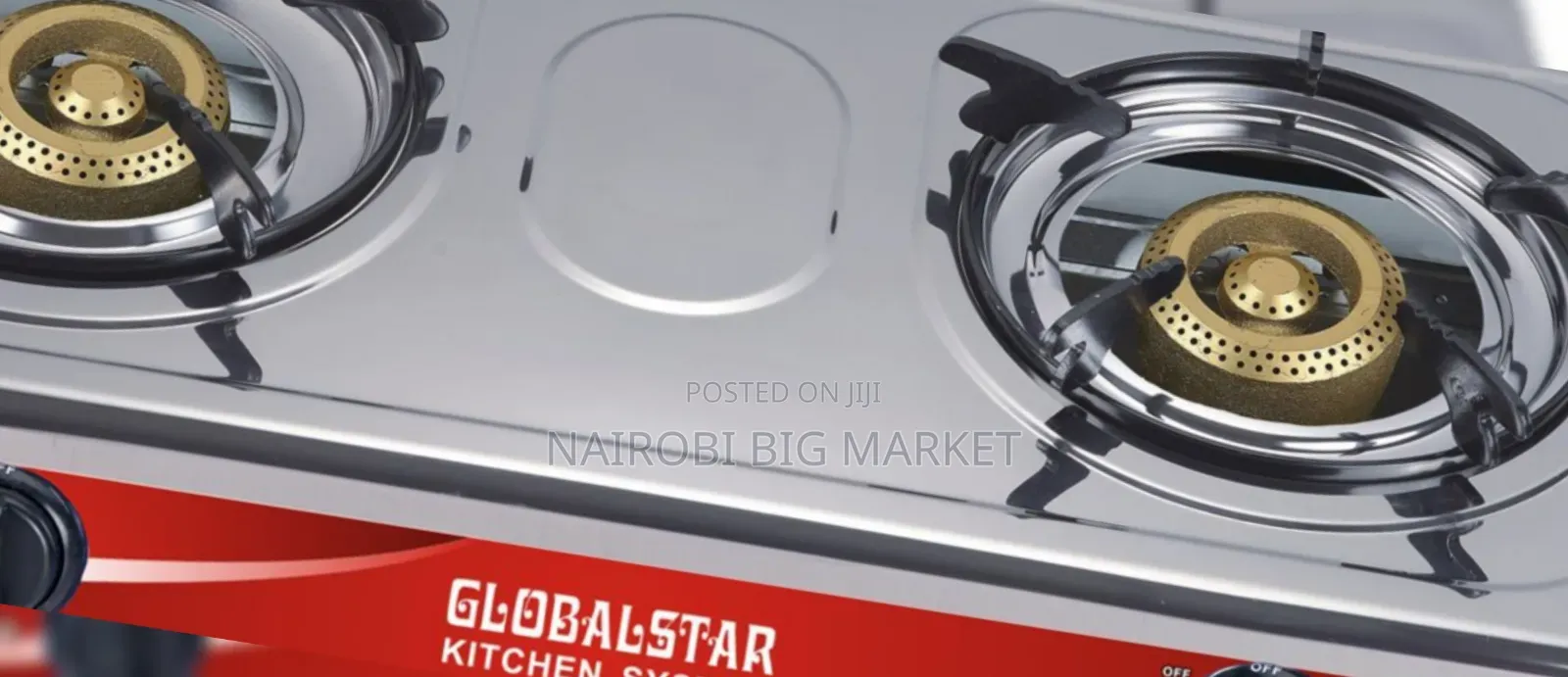 Globalstar 2 Burner Stainless Steel Table Top Cooker