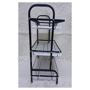 Heavy Duty 3 Tier Dish Rack With Cutlery Holder