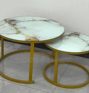 Nesting Coffee Table Glass Effect