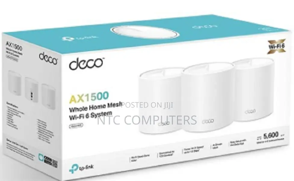 TP-Link Deco X10 AX1500 WiFi 6 Mesh System (3-Pack)
