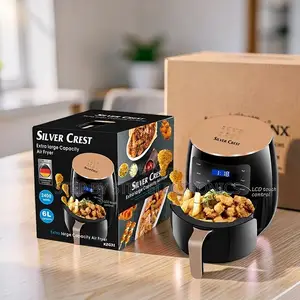 Factory Deals Silver Crest 4/5/6/8l Touch Screen Digital Air Fryers