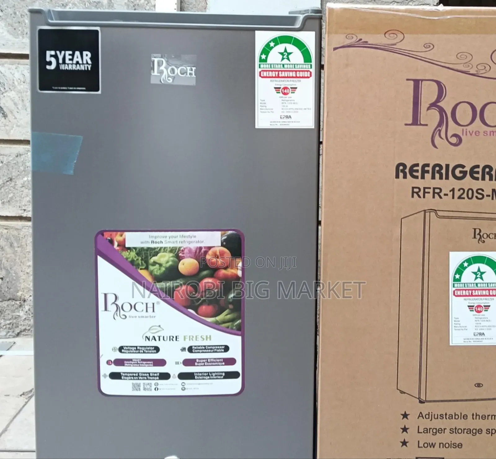 Roch 90l Single Door Fridge