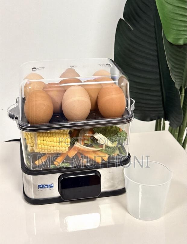 2-Layer Electric Egg Steamer Food Steamer - thumbnail 2
