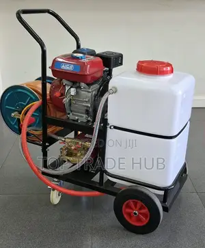 AC608 Aico Japan Petrol Trolley Farm Pesticide Sprayer 60L 50m Hose