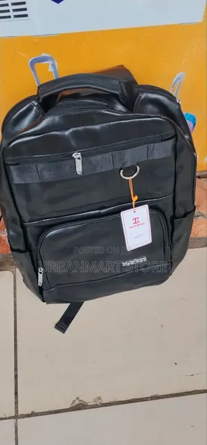 Professional Leather Business Backpack 43cm