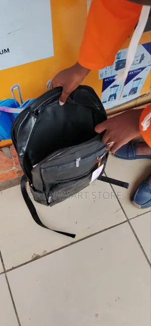 Leather Stylish Executive Laptop Business Backpack, 48cm Heigh