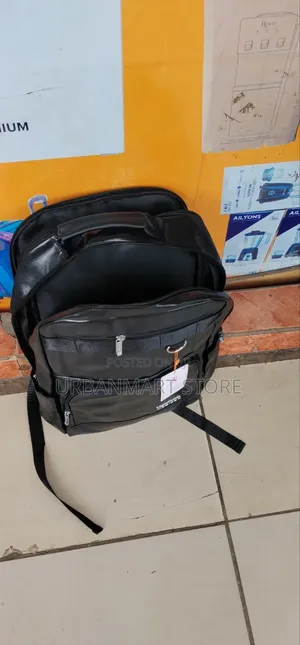 Leather Stylish Executive Laptop Business Backpack, 48cm Heigh