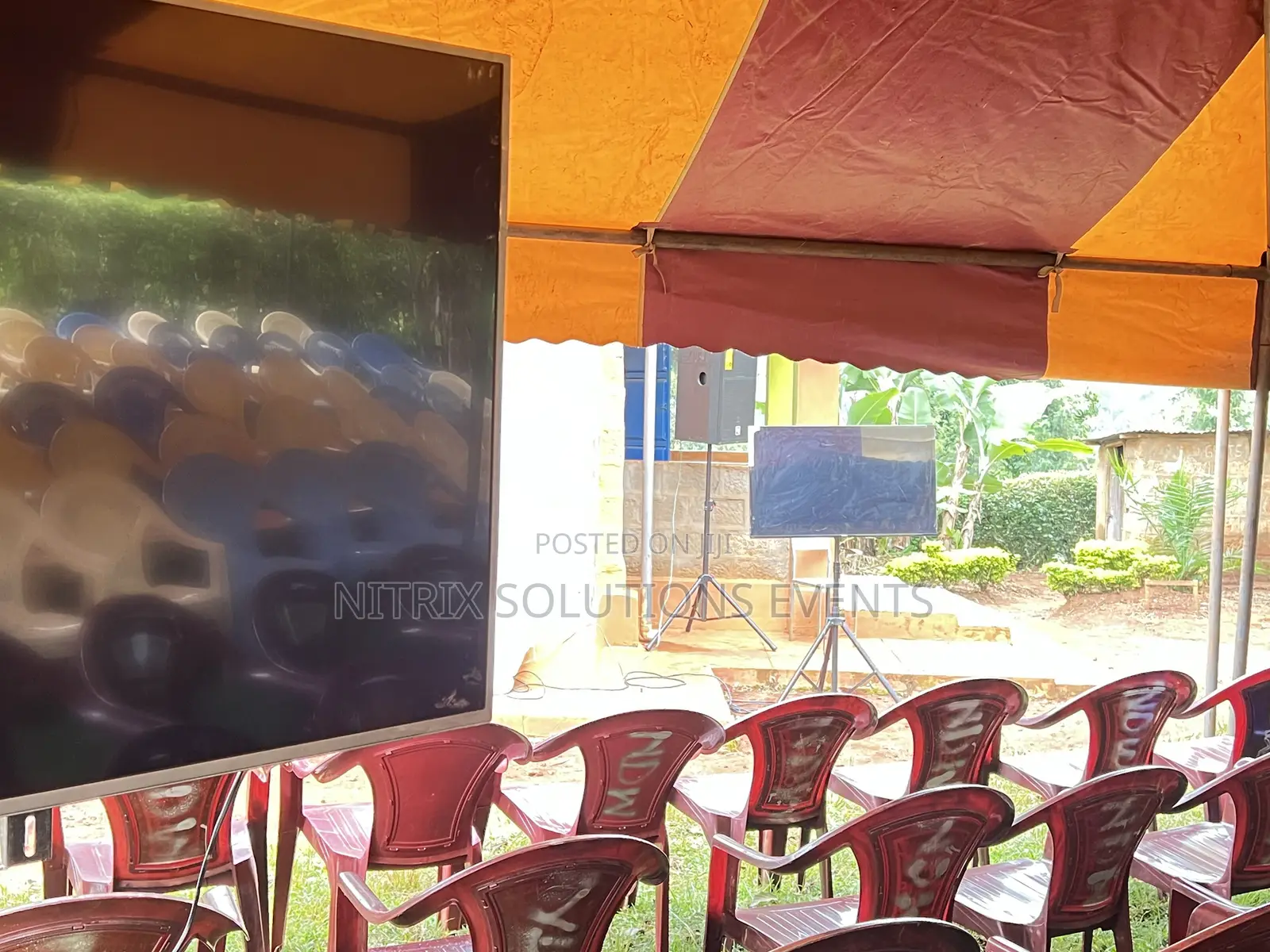 TV Screens for Hire 55 Burial Setup