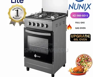 New Model 50*55 Nunix Full Gas Standing Cooker at 14000