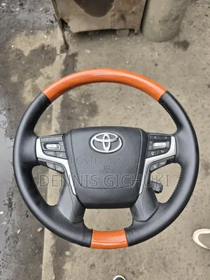 Steering Wheel Landcruiser 200 Series/ Prado 165. (Wooden Finish)