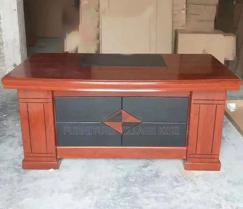 Office Desk: Executive Mahogany Desk1200mm