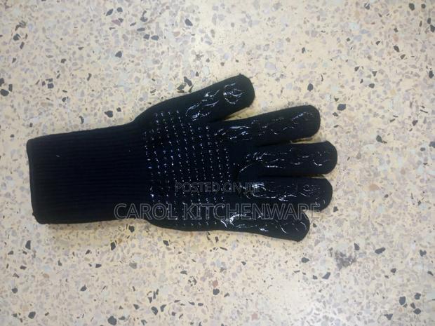 1 Pair Barbecue Gloves / Heat Resistant Barbecue Grill Gloves