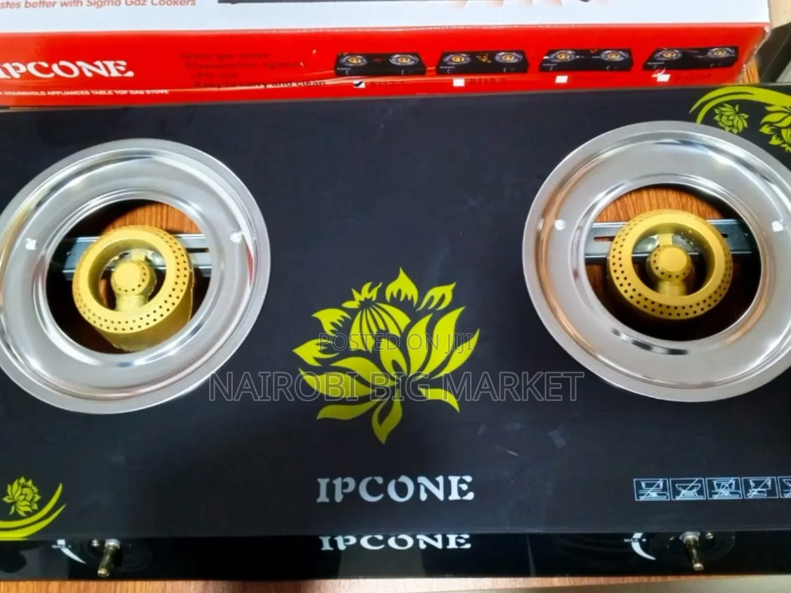 Ipcone Glass 2 Burner Cooker