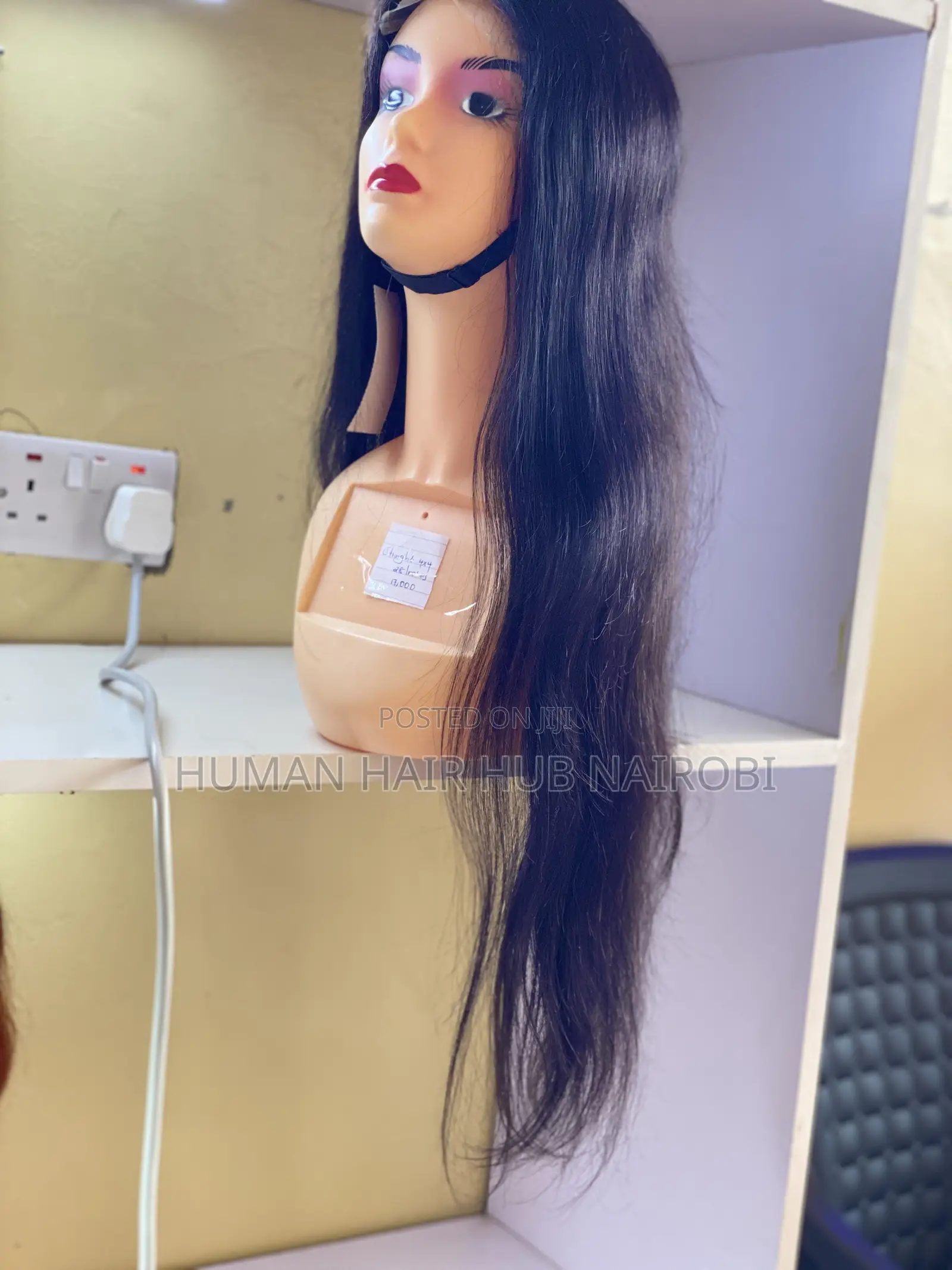 Straight 4×4 Glueless Lace Wig – 28 Inches 100% Brazilian Human Hair