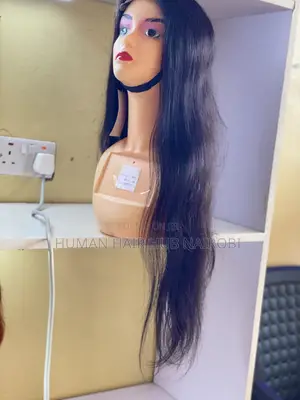Straight 4×4 Glueless Lace Wig – 28 Inches 100% Brazilian Human Hair