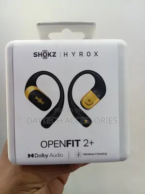 The Shokz OpenFit 2+ HYROX Edition Open-Ear Wireless Earbuds