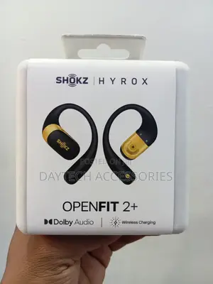 The Shokz OpenFit 2+ HYROX Edition Open-Ear Wireless Earbuds
