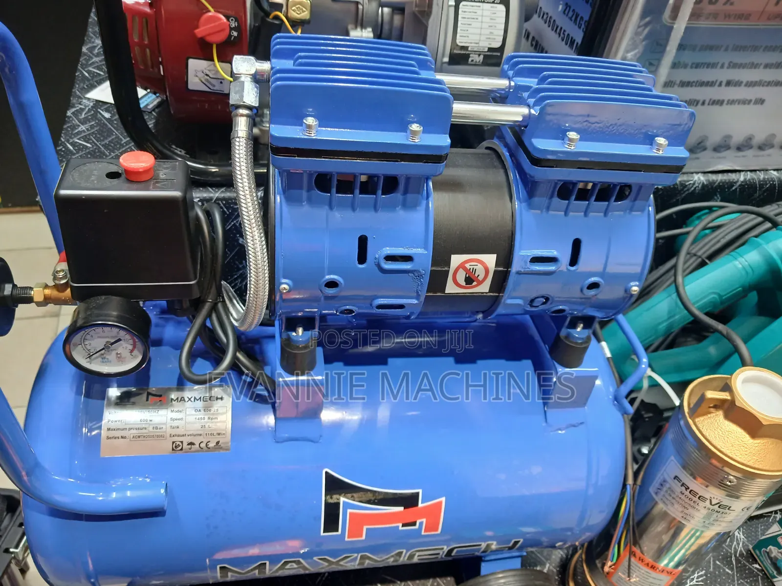 Maxmech Silent Air Compressure 25l