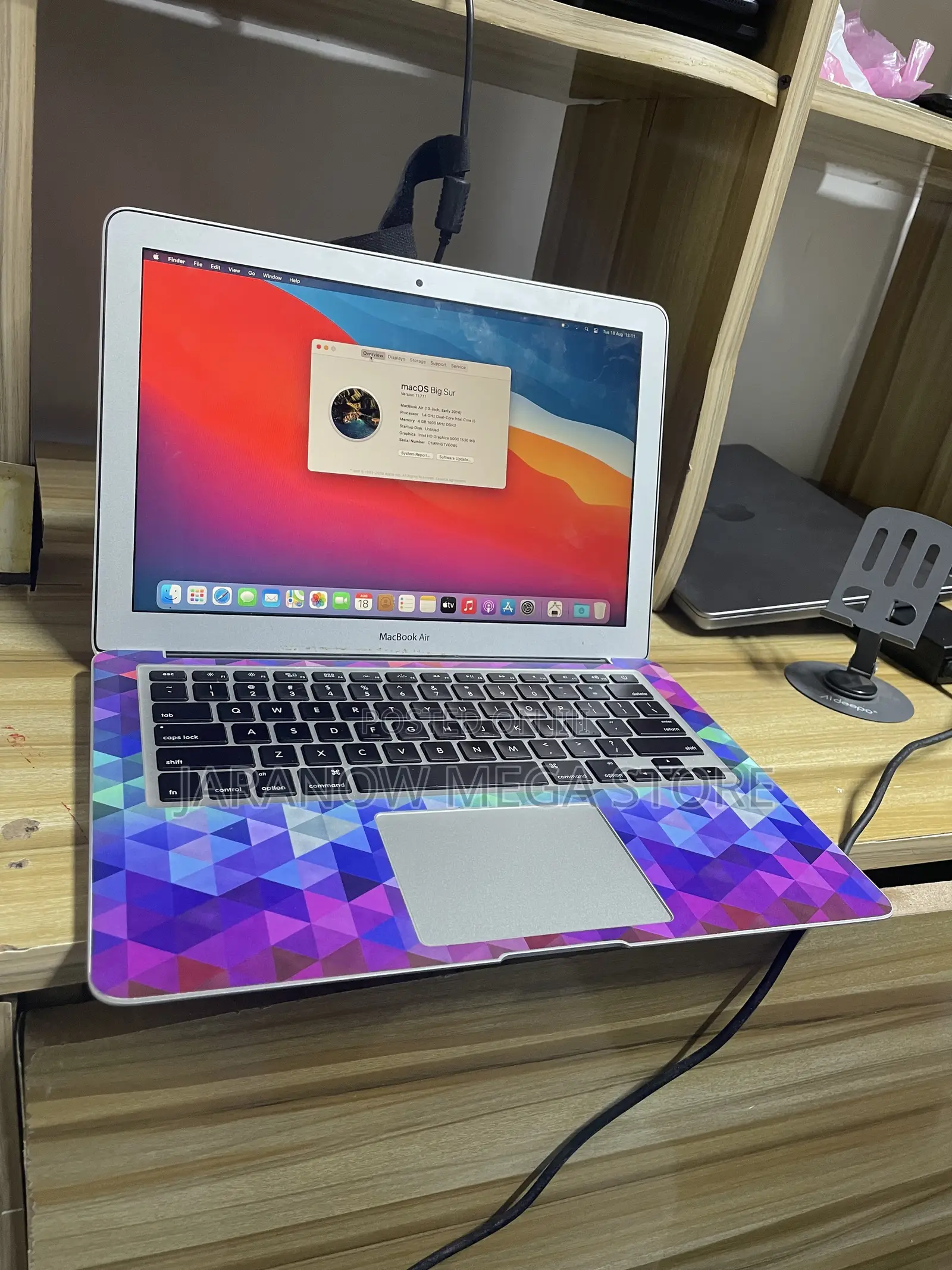 Laptop Apple MacBook Air 2014 4GB Intel Core i5 SSD 256GB