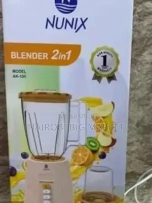 Nunix Ak-100 2 in 1 Blender With Grinding Machine
