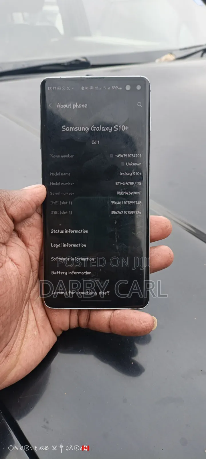 Samsung Galaxy S10 Plus 128 GB Blue