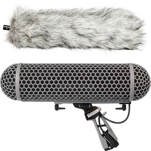 RODE Blimp Windshield and Rycote Shock Mount for Shotgun Microphones