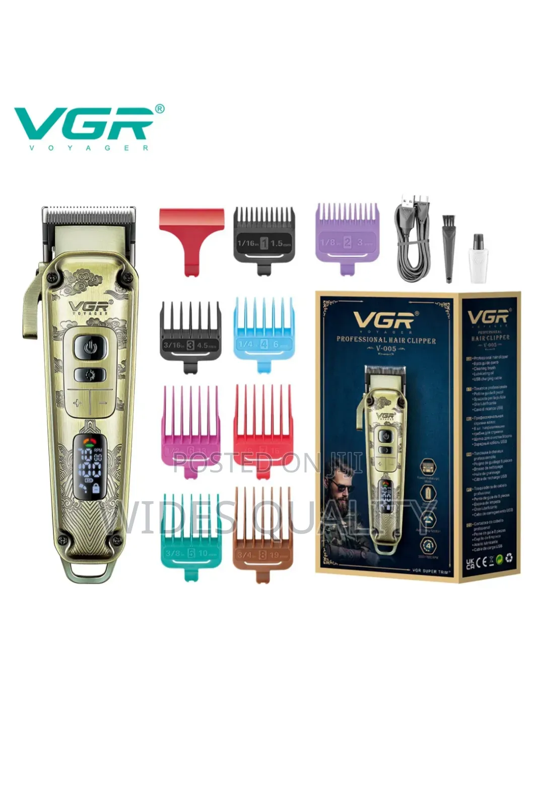 VGR Cordless Hair Clipper