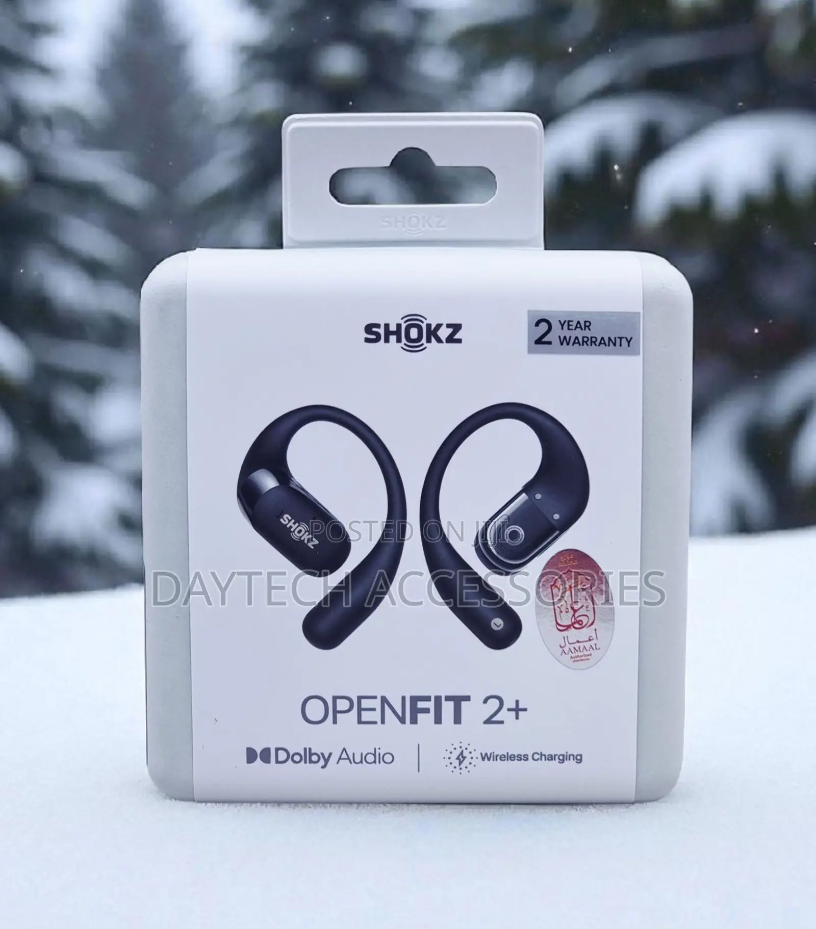 Shokz OpenFit 2+ Open-Ear Earbuds - Black