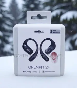 Shokz OpenFit 2+ Open-Ear Earbuds - Black