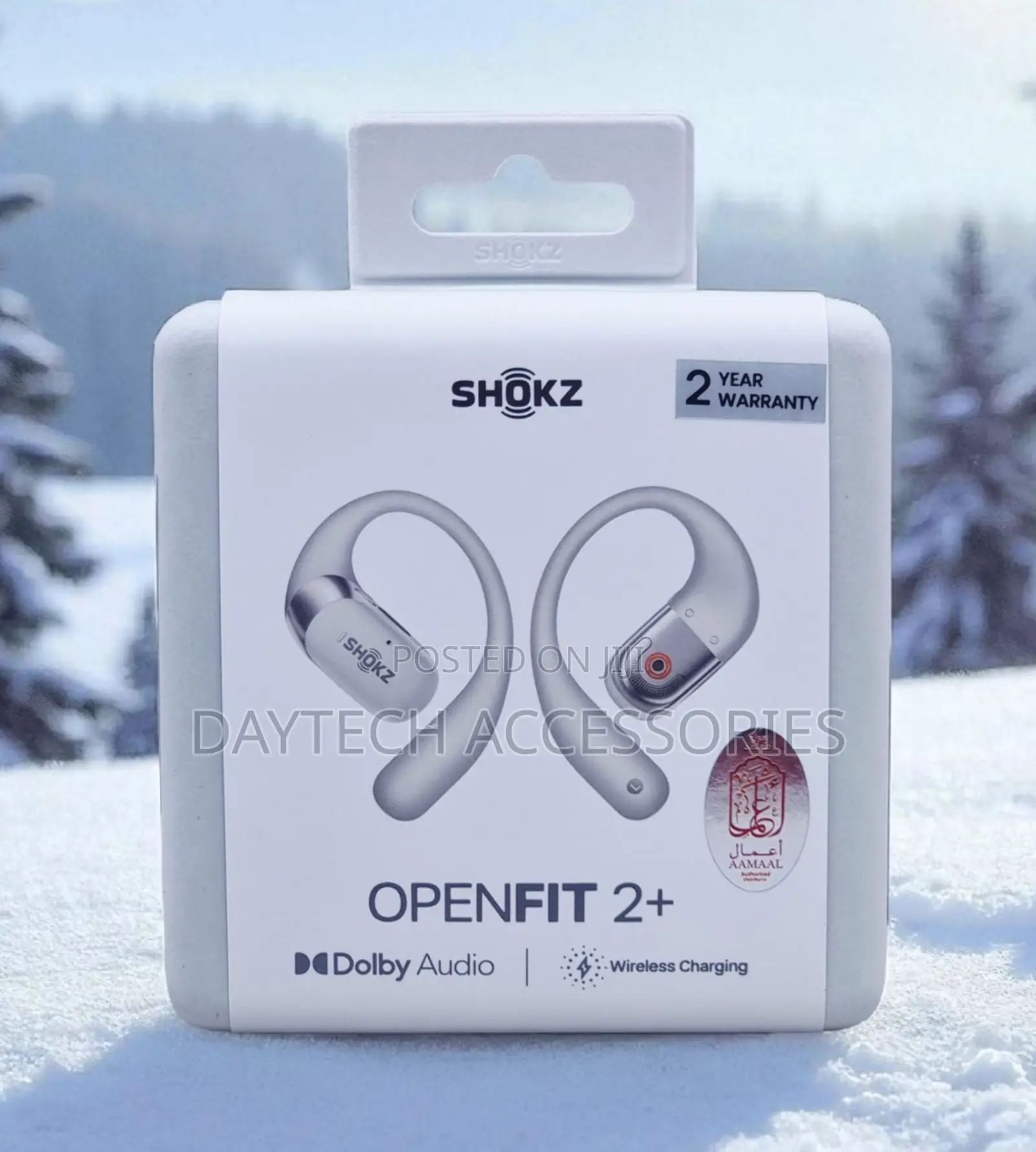 Shokz OpenFit 2+ Open-Ear Earbuds - Black