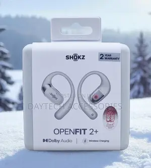 Shokz OpenFit 2+ Open-Ear Earbuds - Black