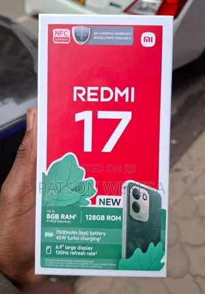 New Xiaomi Redmi 17 256 GB Black