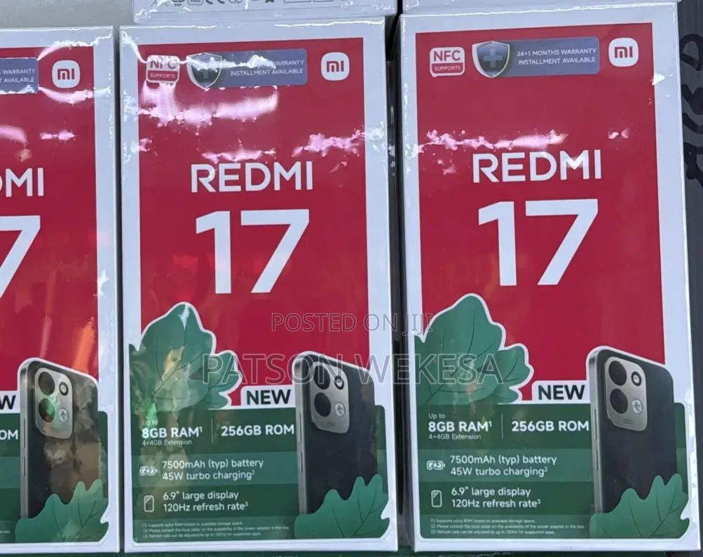 New Xiaomi Redmi 17 256 GB Black