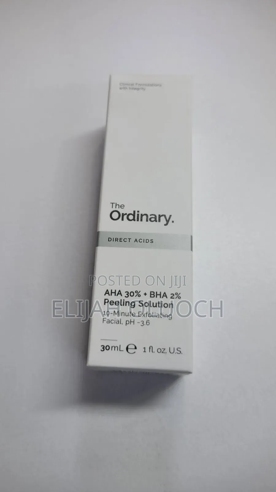 The Ordinary AHA 30% + BHA 2% Peeling Solution
