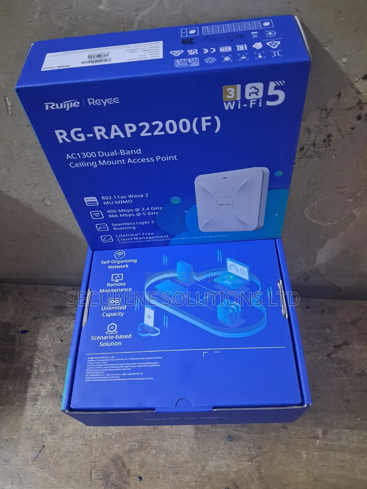 Ruijie RG-RAP2200F AC1300 Dual-Band Wi-Fi 5 Ceiling-Mount Access Point