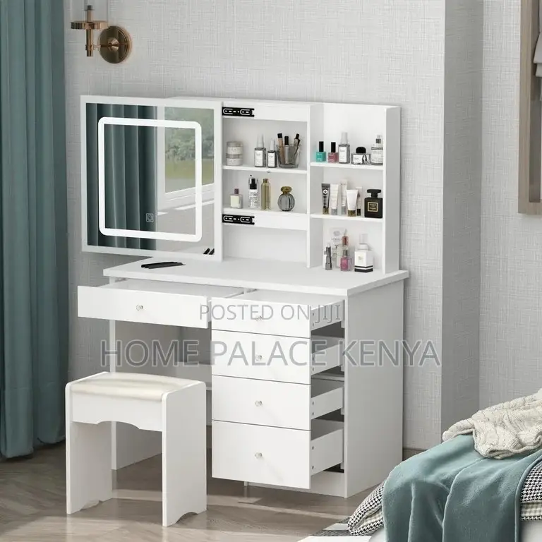 Dressing Table; Stylish Contemporary Dressing Table With Storage