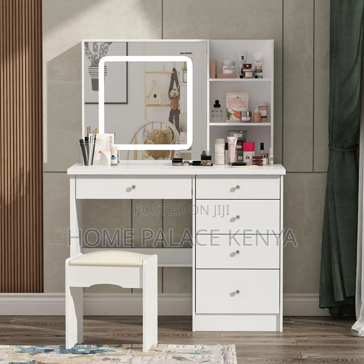 Dressing Table; Stylish Contemporary Dressing Table With Storage