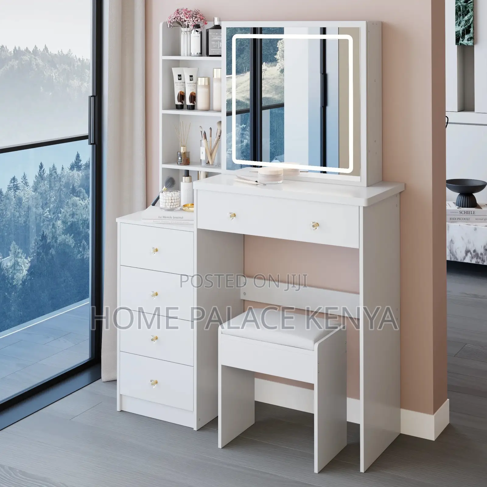 Dressing Table; Stylish Contemporary Dressing Table With Storage