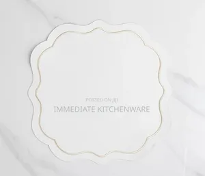Round Faux Leather PVC Table Mats for Dinning