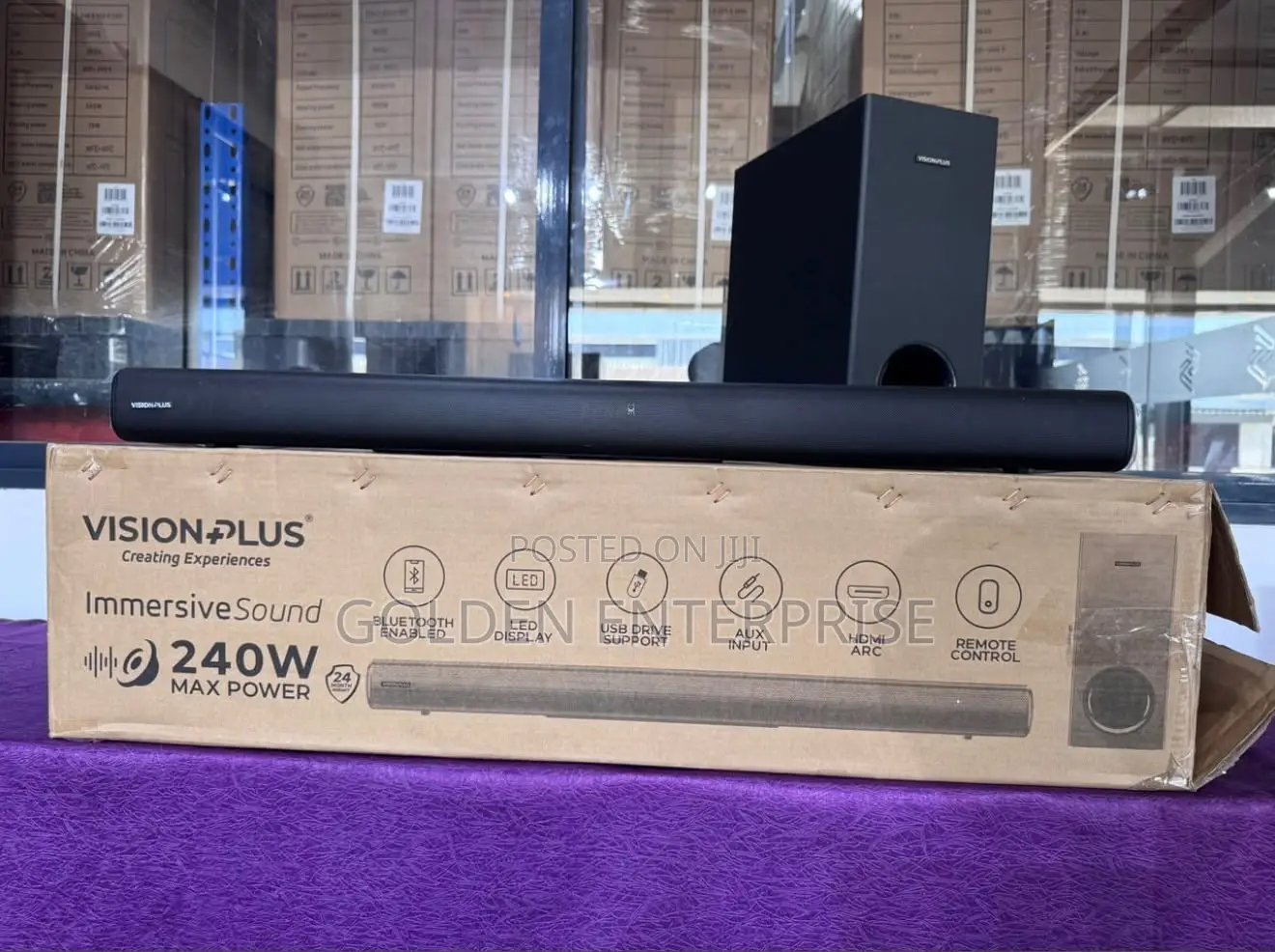 Soundbar /240 Watts Vision Plus 2.1ch Soundbar